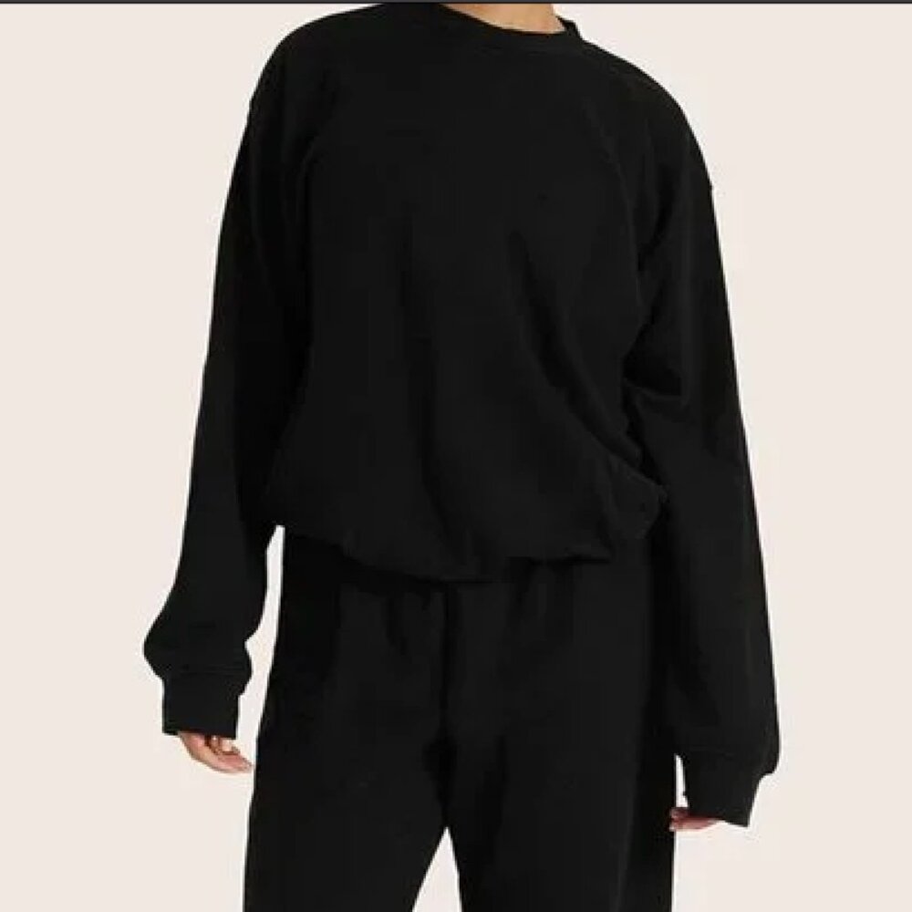 Set Active Crewneck in Onyx